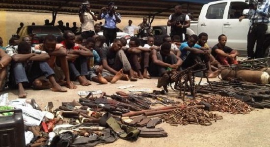 7 suspected armed robbers arrested