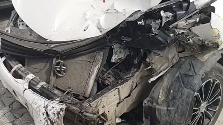 BBNaija Khloe crashes car