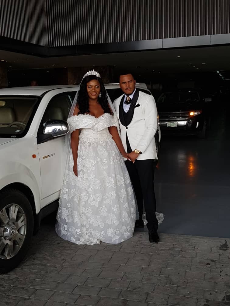 Michael Okon's church wedding