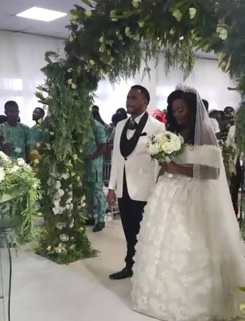 Michael Okon's church wedding