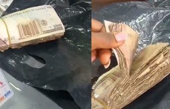 Shop owner cries