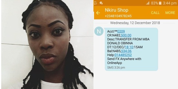 Nigerian lady duped