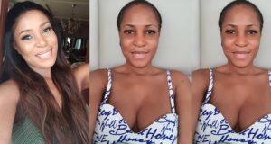 Linda Ikeji Rocks Massive Cleavage