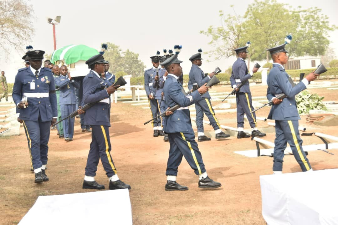 Funeral of the 5 Nigeria Air Force personnel