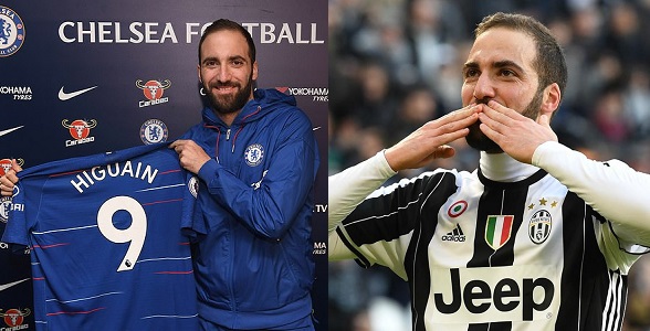 Gonzalo Higuain joins Chelsea on loan