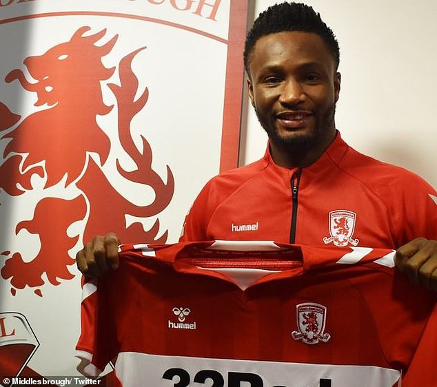 Mikel Obi joins Middlesbrough