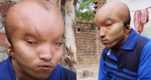 Indian man with Alien head