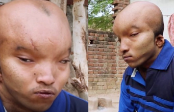 Indian man with Alien head