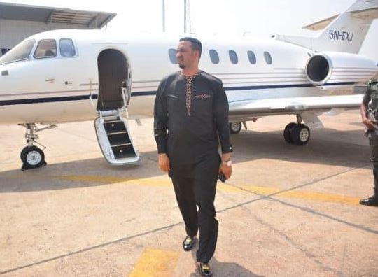 Pastor Chris Okafor's private jet