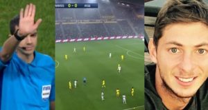 Nantes stop game to pay tribute to missing striker