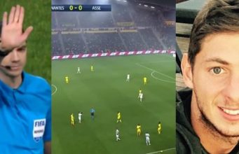 Nantes stop game to pay tribute to missing striker