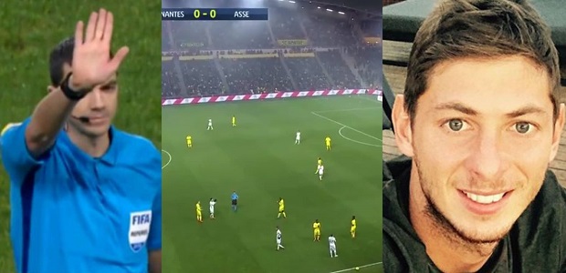 Nantes stop game to pay tribute to missing striker