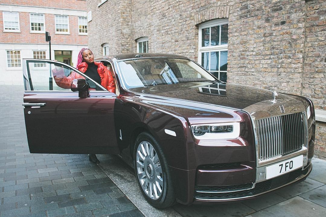 DJ Cuppy acquires Rolls Royce phantom