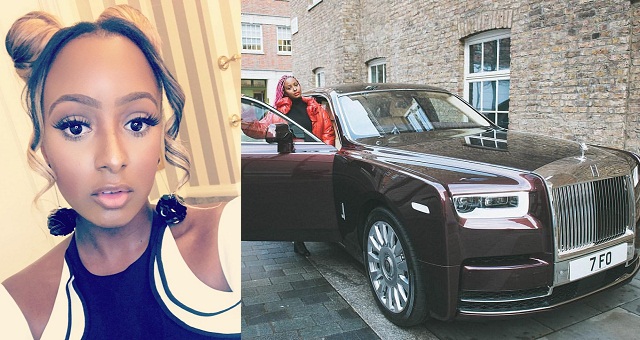 DJ Cuppy acquires Rolls Royce phantom