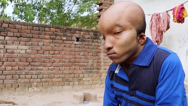 Indian man with Alien head