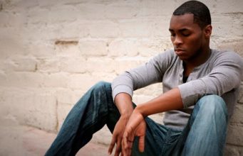 Man cries out