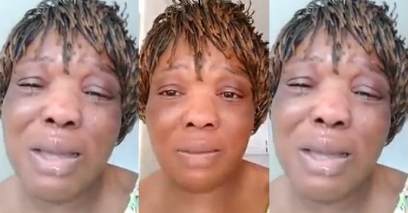 Nigerian woman cries out for help