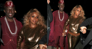 Mary J Blige spotted with her flamboyant African Prince