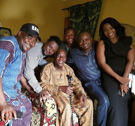 Yoruba actors visit Baba Suwe