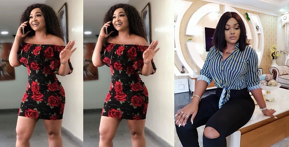 Mercy Aigbe sexy dress