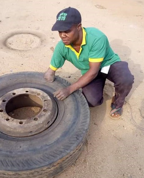 physically challenged vulcanizer