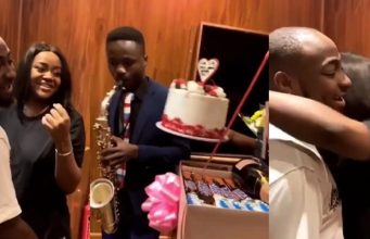 Davido Gives Chioma A Chilling Surprise On Valentine’s Day