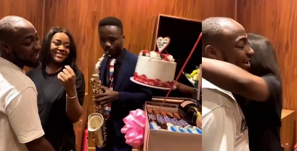 Davido Gives Chioma A Chilling Surprise On Valentine’s Day