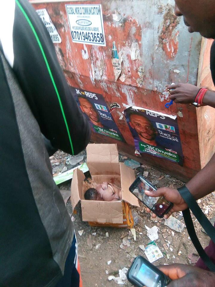 Newborn baby found dead