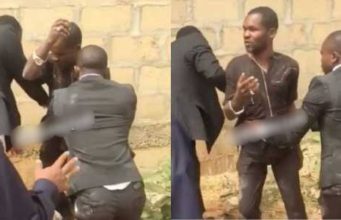 Pastor catches man