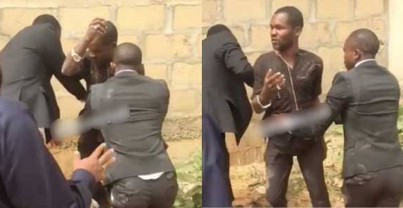 Pastor catches man
