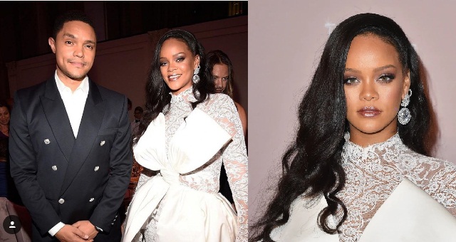 Trevor Noah celebrates