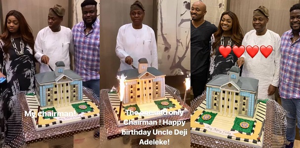 Photos from Davido's dad's birthday dinner party