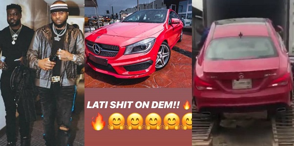 Davido buys Lati a Mercedez Benz