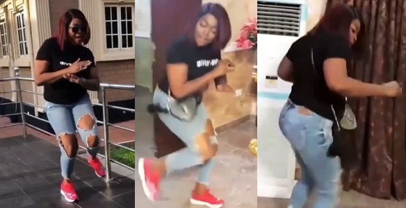 Funke Akindele Dances Zanku Leg Work, Funke Akindele Zanku