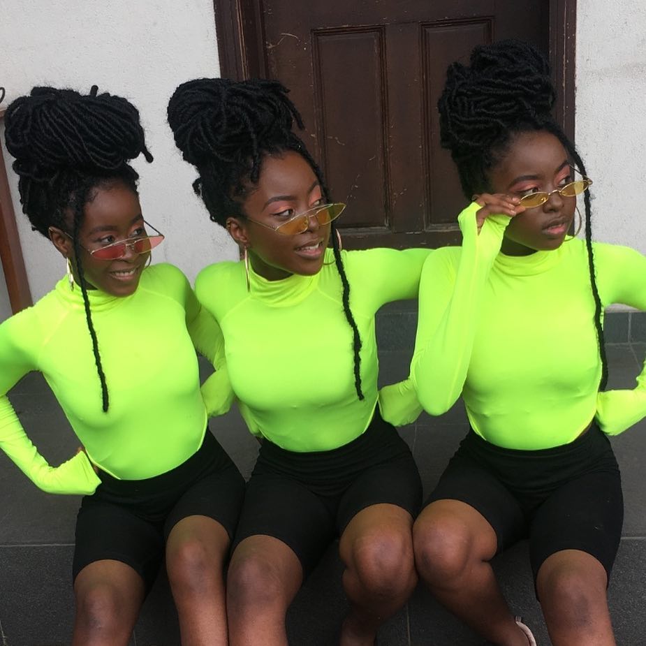 Beautiful Nigerian triplets