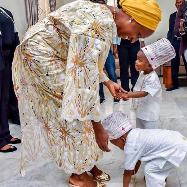 Governor Ajimobi's little grandson