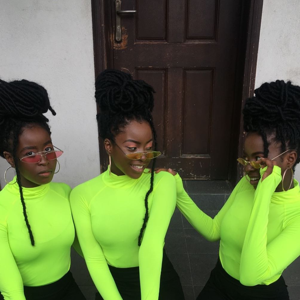 Beautiful Nigerian triplets