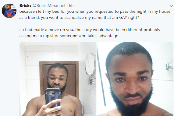 Nigerian Media personality Bricks Manuel