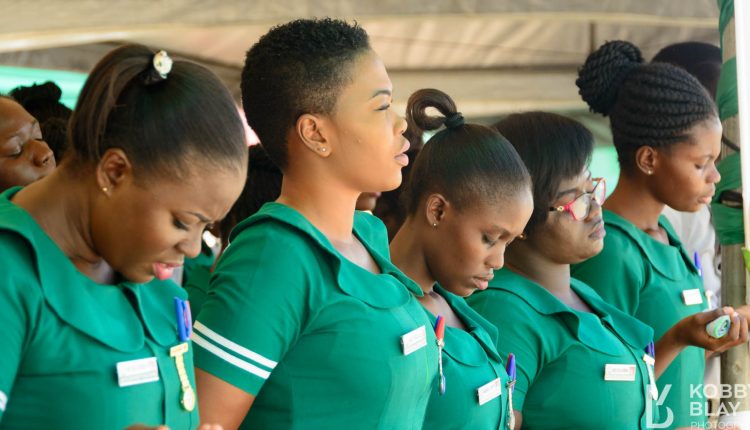 Ghanaian female Nurses lament