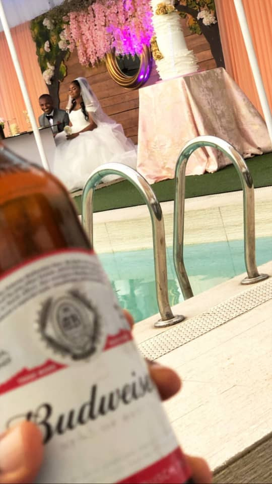 Gideon Okeke White Wedding