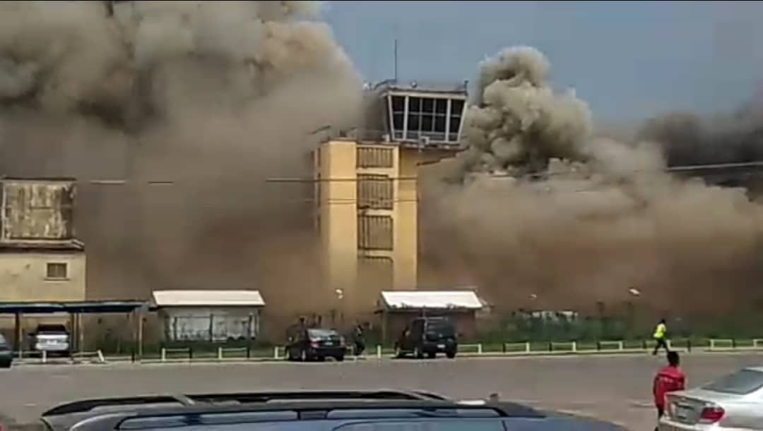 fire guts Sam Mbakwe Airport