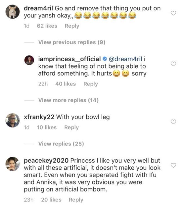 Fans drag BBNaija Princess