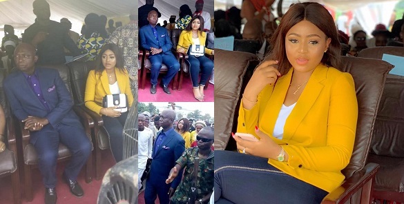Regina Daniels makes first public appearance with her husband
