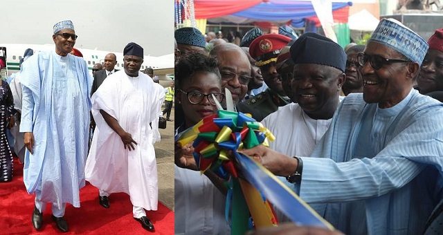 President Buhari arrives
