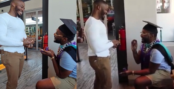 gay-lovers Nigerian man proposes boyfriend