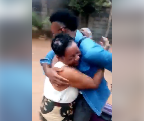 Nigerian man surprises mother