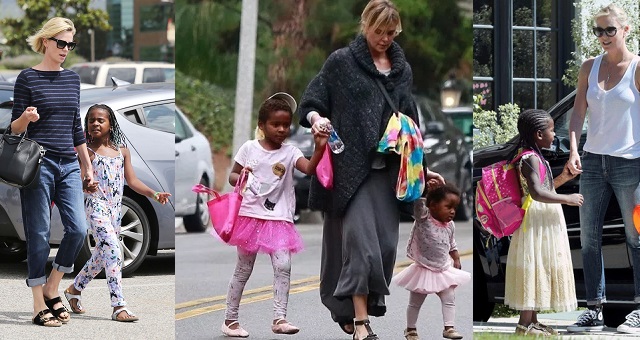 charlize theron son wear dresses