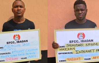 Two Internet Fraudsters Lands In EFCC Net
