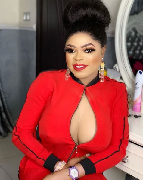 Bobrisky drags troll