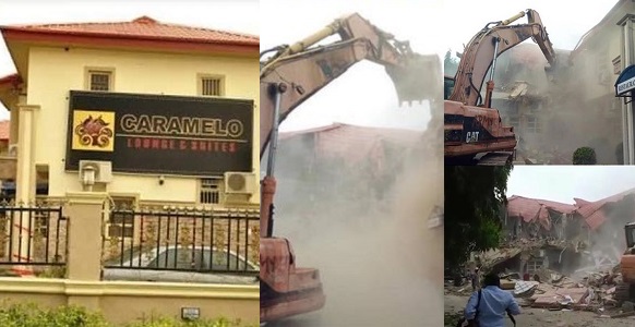 FG demolishes Caramelo nightclub